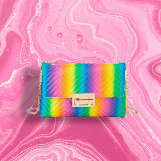 Rainbow shoulder Bag